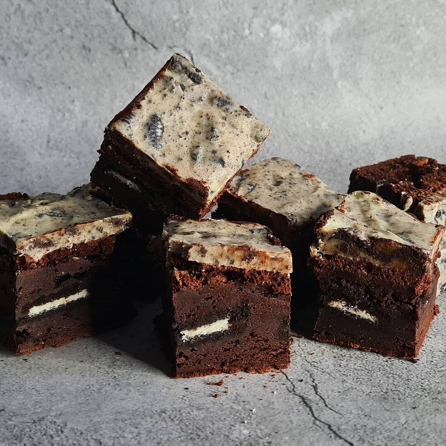 Choco Works Oreo Cookies and Cream Brownies